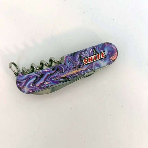 Rare Find! Wenger Snife Waves Swiss Army Knife, discontinued, model 19301 Purple - Picture 4 of 7